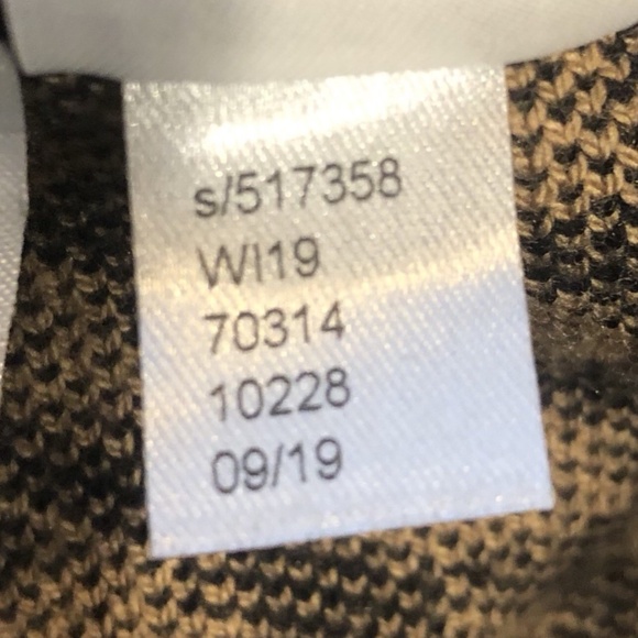 Ann Taylor Houndstooth Knit A-Line Flare Long Skirt L Black Beige PullOn NWT NEW - Picture 14 of 14